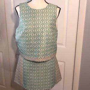 Top shop top and aline skirt